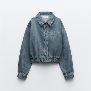 Zara Denim Bomber